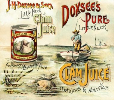 Front and back cover of the advertising brochure